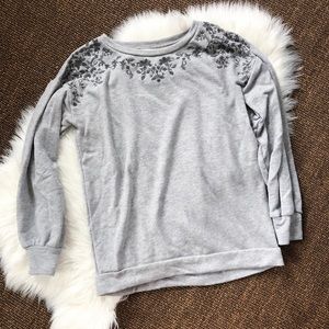 American Eagle Floral Sweatshirt | Size M